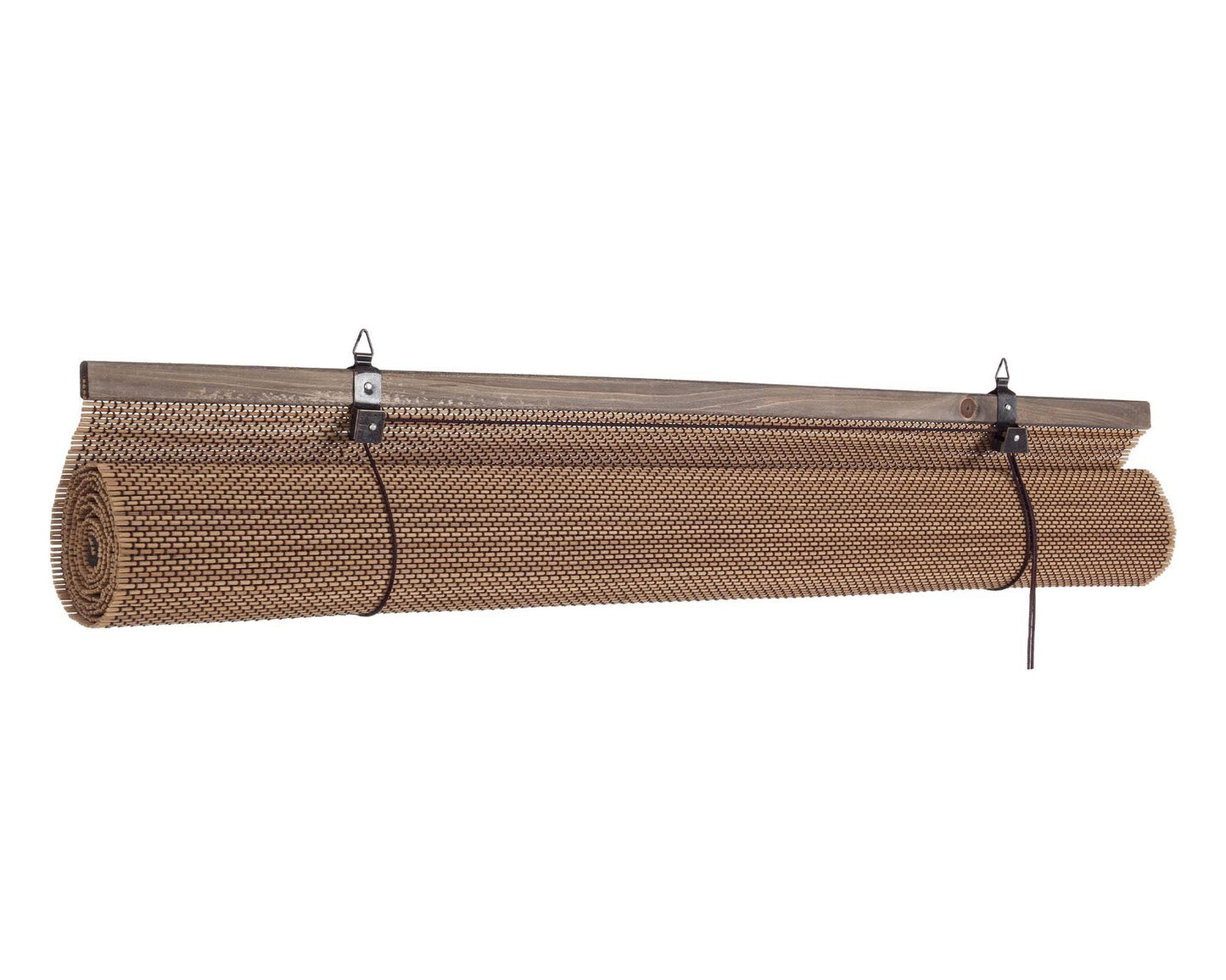 Tenda Pia Marrone 120x260h in Bamboo e Legno