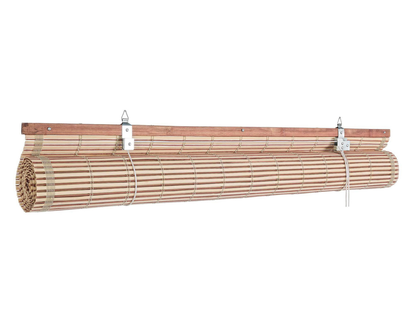 Tenda Decorativa Nizza Marrone 150x260h in Bamboo e Legno
