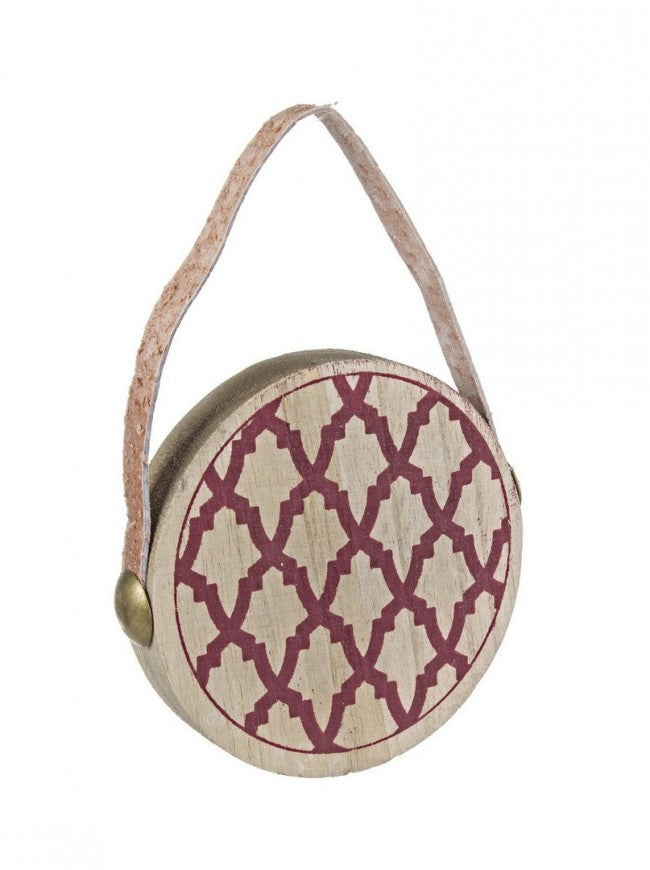 12x médaillon Abacha rouge