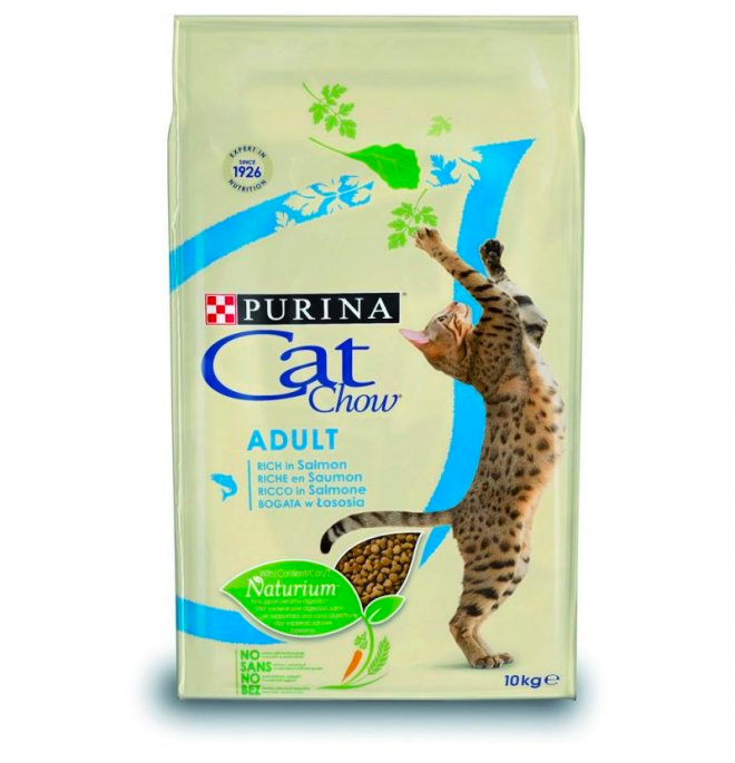 Purina chow cat adulte saumon 10 kg