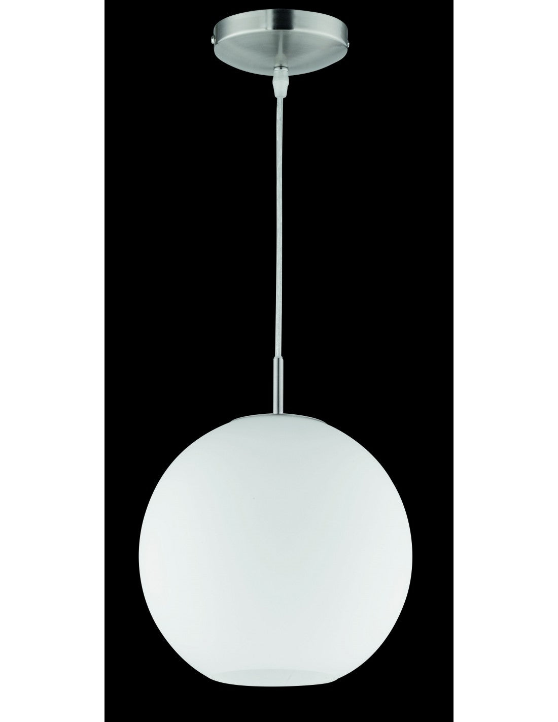 Suspension Moderne Moon Boccia Verre Blanc Ø25 cm Trio Lighting