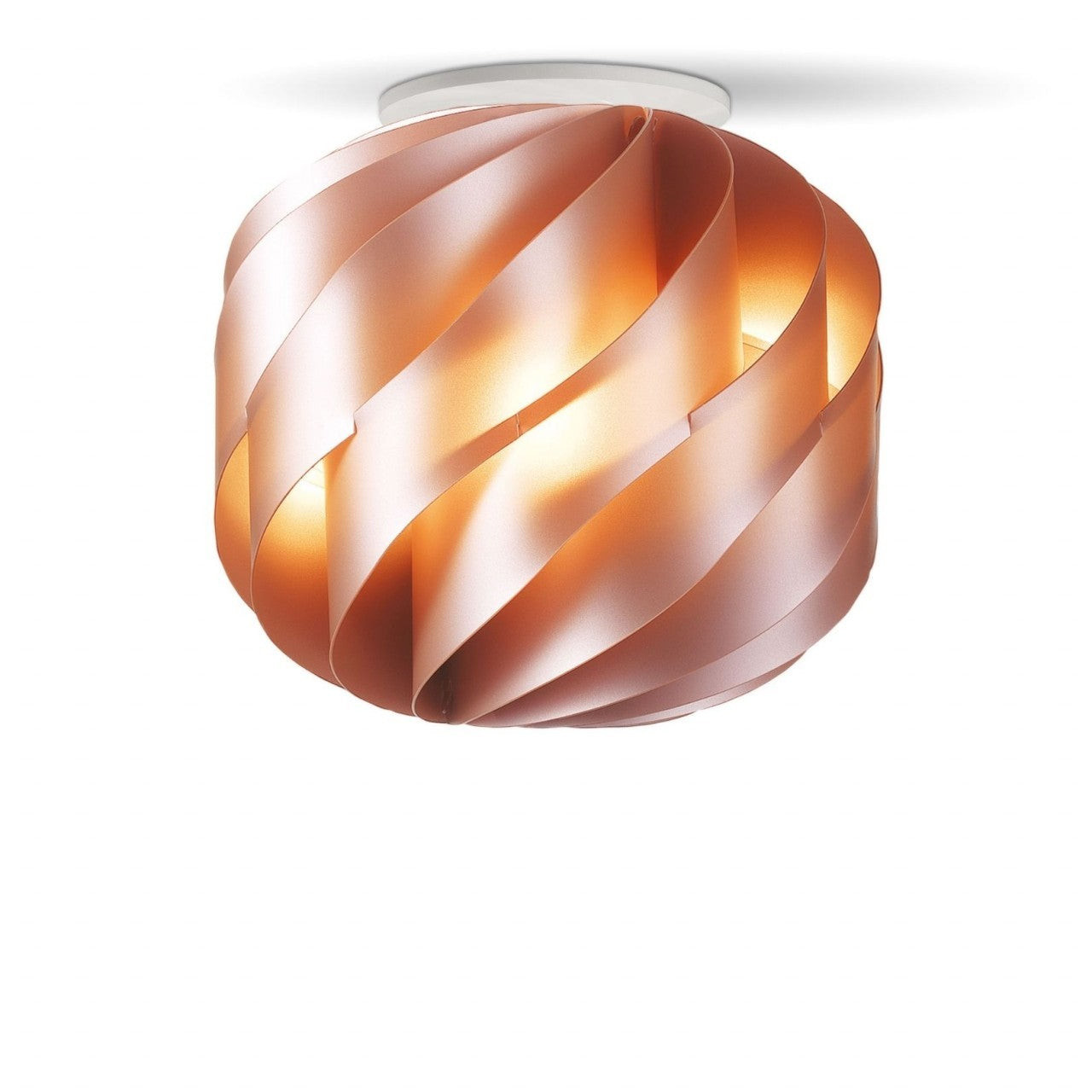 Plafonnier en cuivre cm. 40x39h