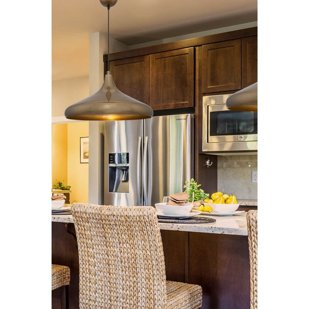 Lampada a sospensione Navada ASZ1345 metallo bronzo EFFEZ