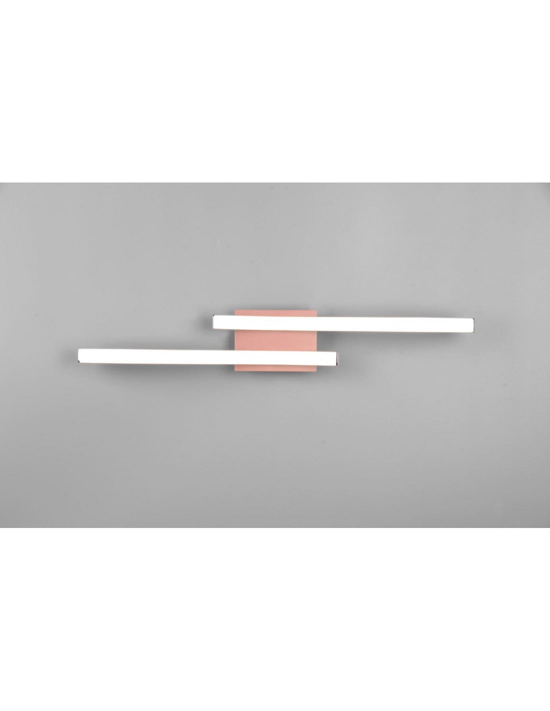 Plafonnier design double tige LED 4000k Route Or Rose Trio Lighting