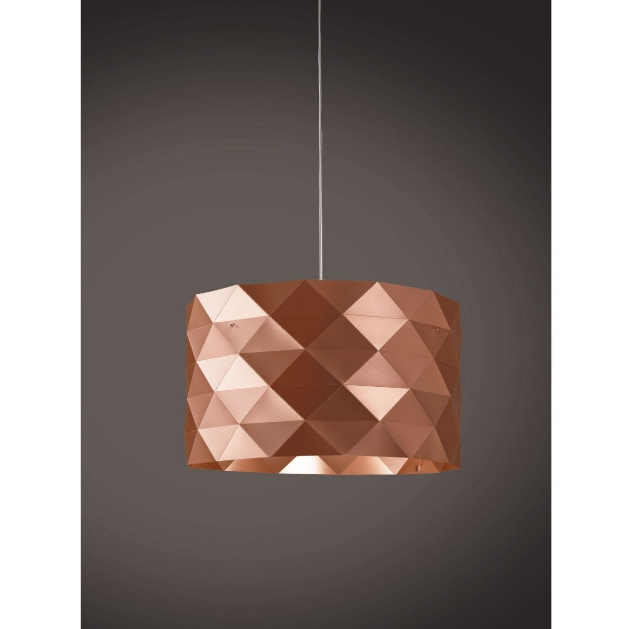 Suspension 5 Lumières en Métal Chromé Cm. 40x25h