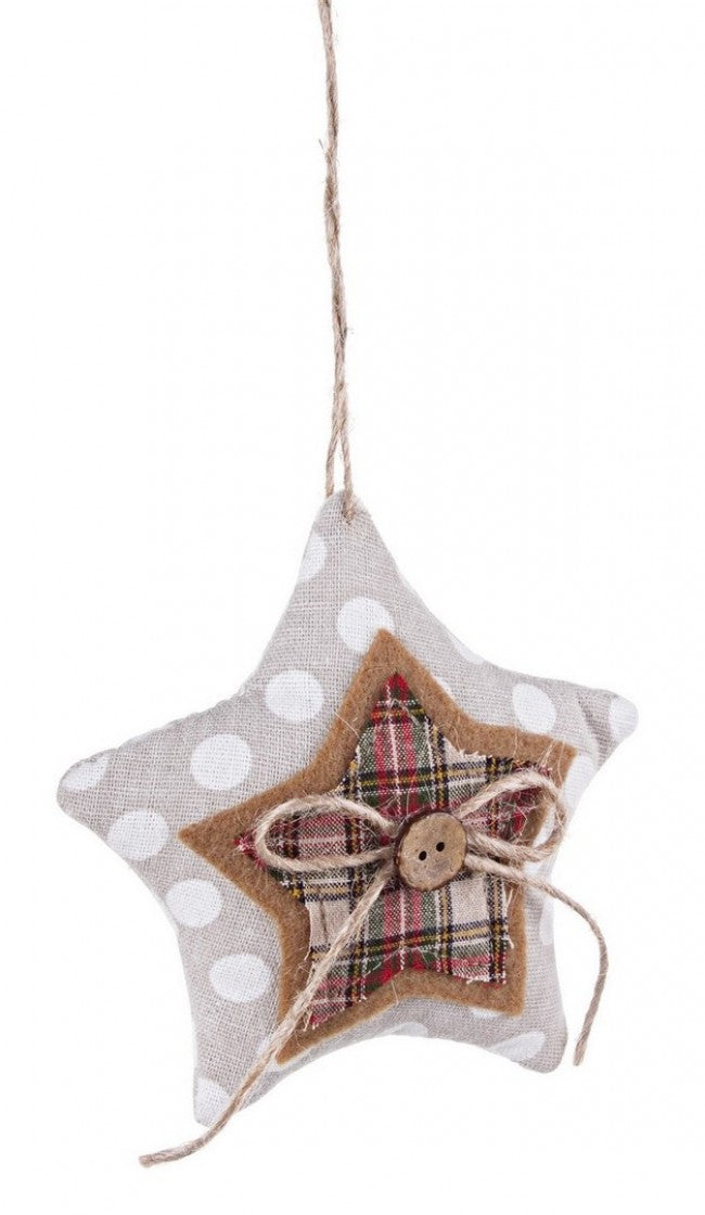 12x Pendentif étoile à pois York