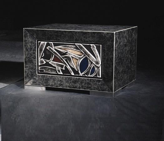 Plateau et base de table basse en bois noir 45x60x43h cm