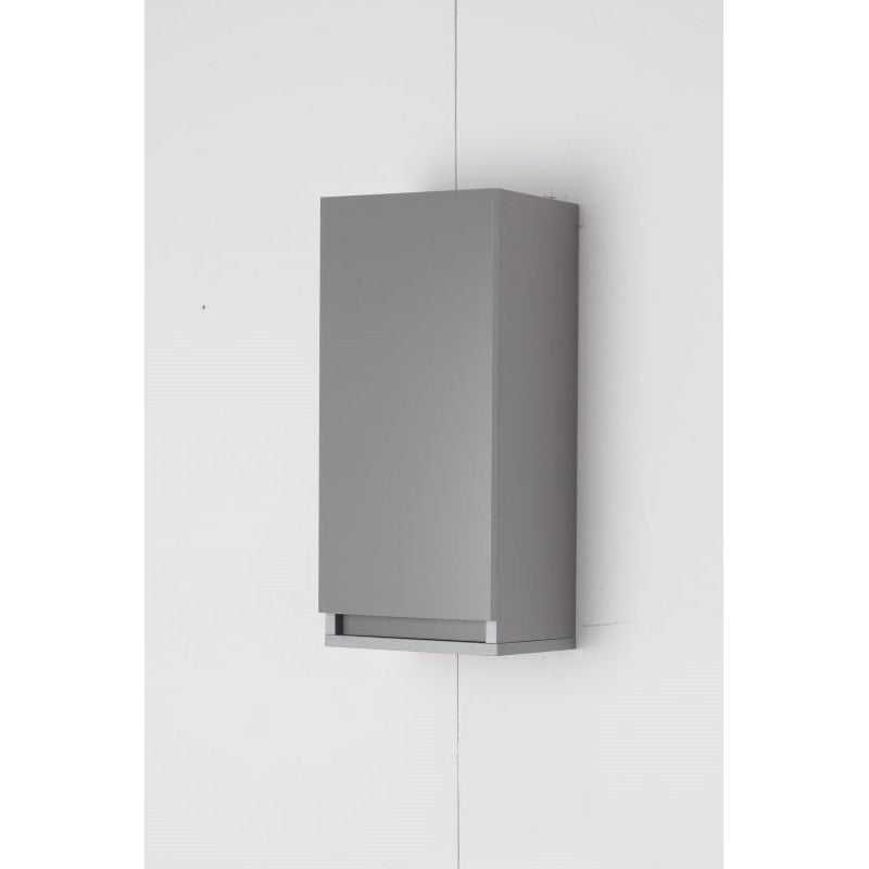 Élément mural une porte en Gris Pastel 30x25x h69 cm