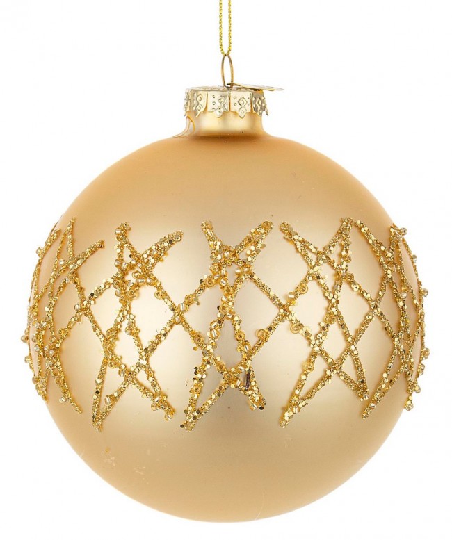 8x Sphère Vt Embellish Champagne D100