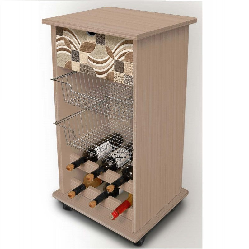 Chariot à fruits vintage 40x45x85h cm