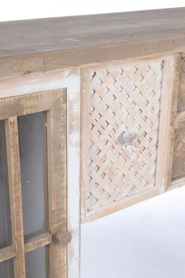 Cornice per camino Decor Omar 4 ante 120x23x100h cm