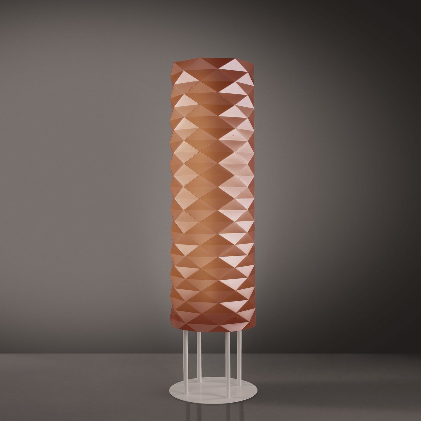 Lampadaire Mt Base Cuivre en Métal Cm. 27 x 155h