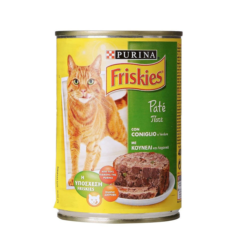 Friskies Pâté lapin et légumes Purina 400 grammes