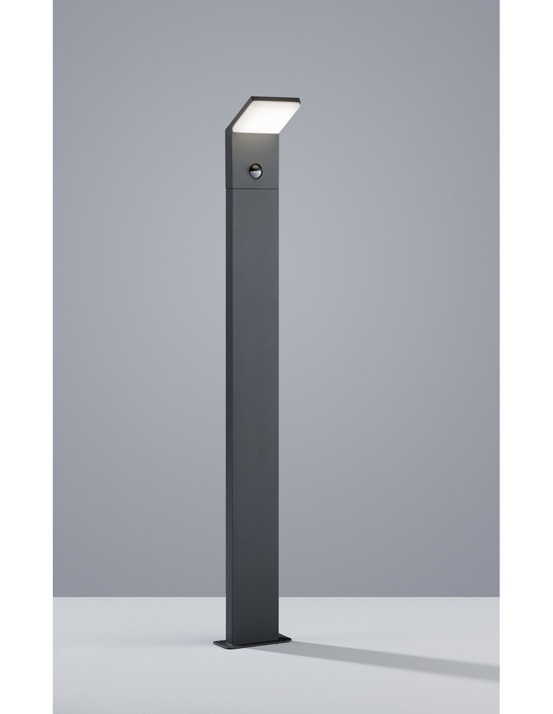 Poteau extérieur Pearl Led IP54 Anthracite avec détecteur de mouvement Trio Lighting