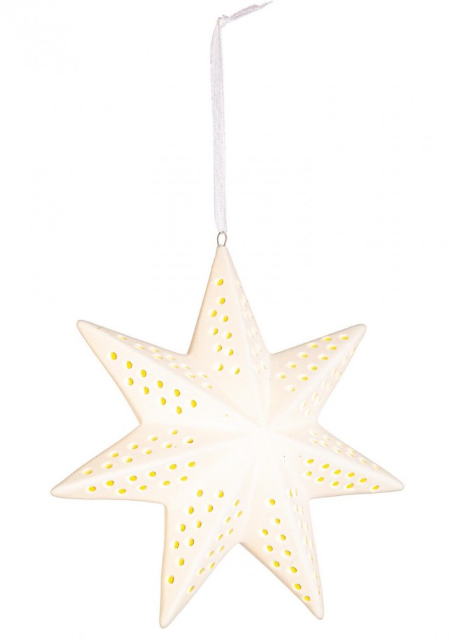 12x Pendentif Étoile Opale 34 C