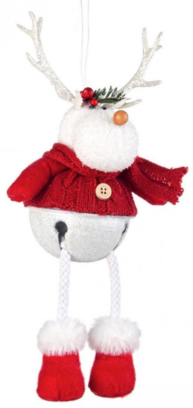 4x pendentif renne rouge magique