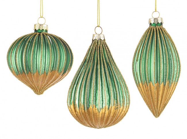 12x pendentif vert Modish Vt