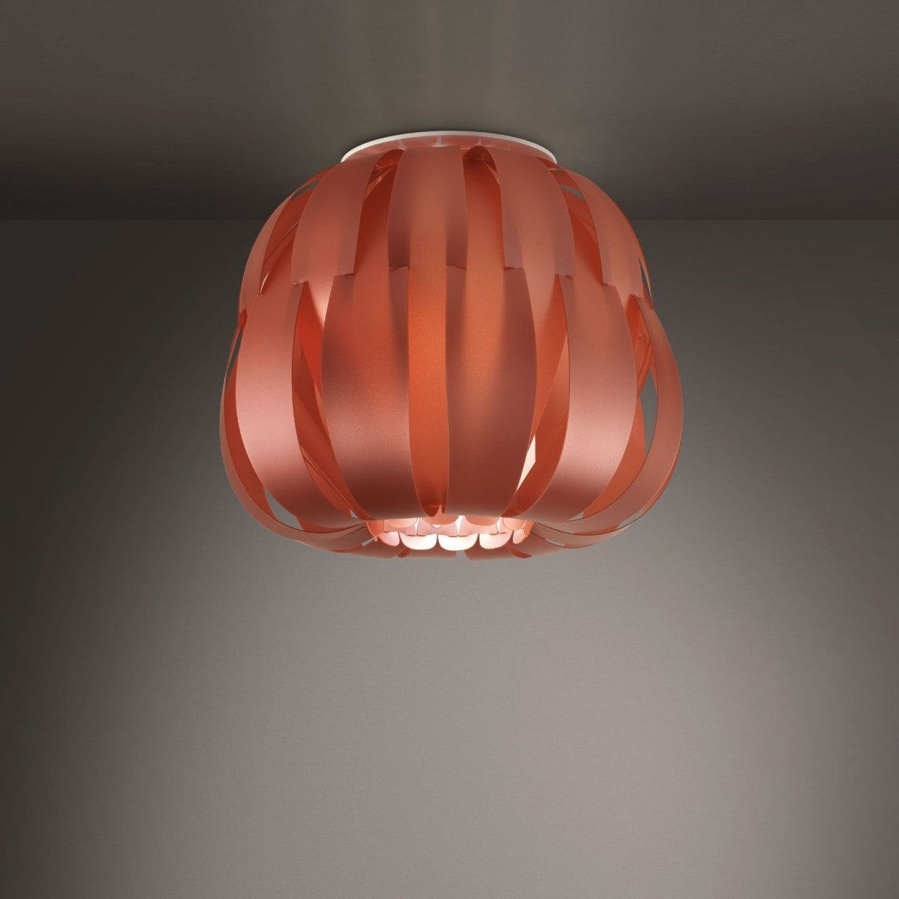 Plafonnier en cuivre cm. 29x23h