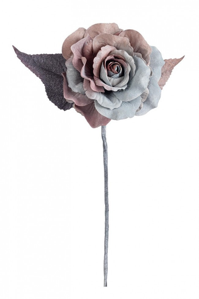 12x Pique Rose Coline Bleu/Marron