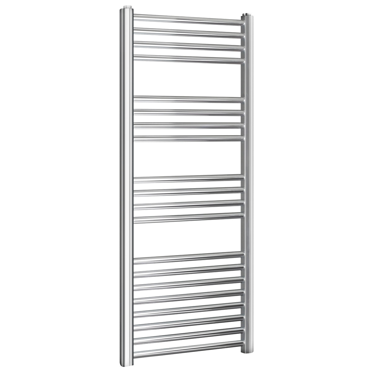 Radiateur droit 800 H - Chromé 450 Int. 500 L