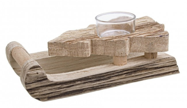 6x Bougeoir Dobbiaco Albero Naturel