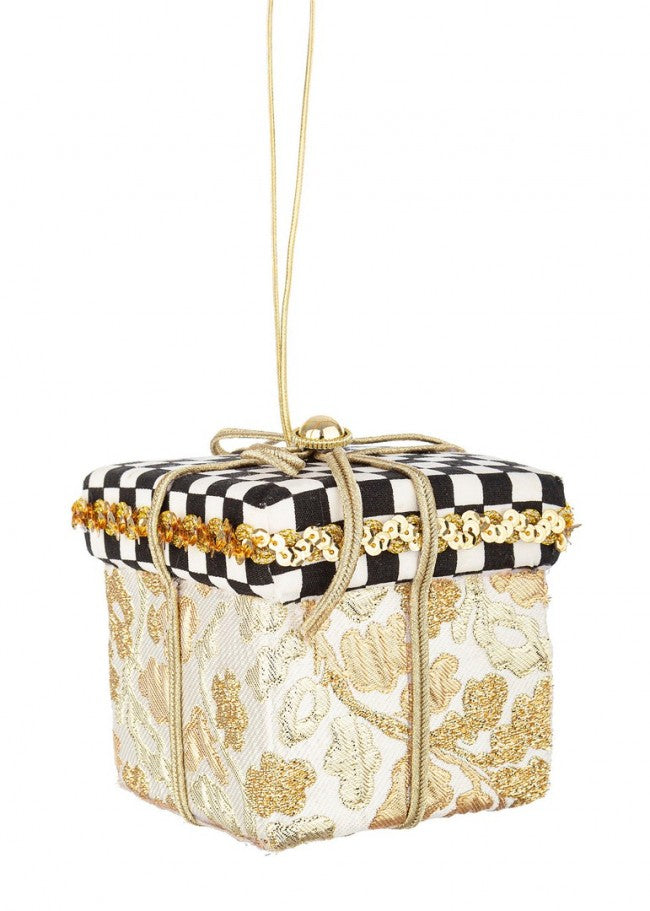 Coffret cadeau doré avec pendentif d'échecs 8x