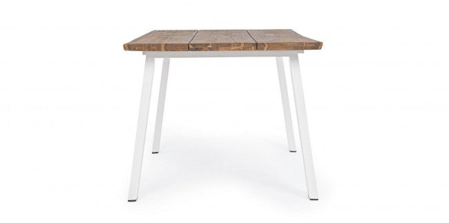 Table de jardin Oslo Blanc Naturel 100x200 cm