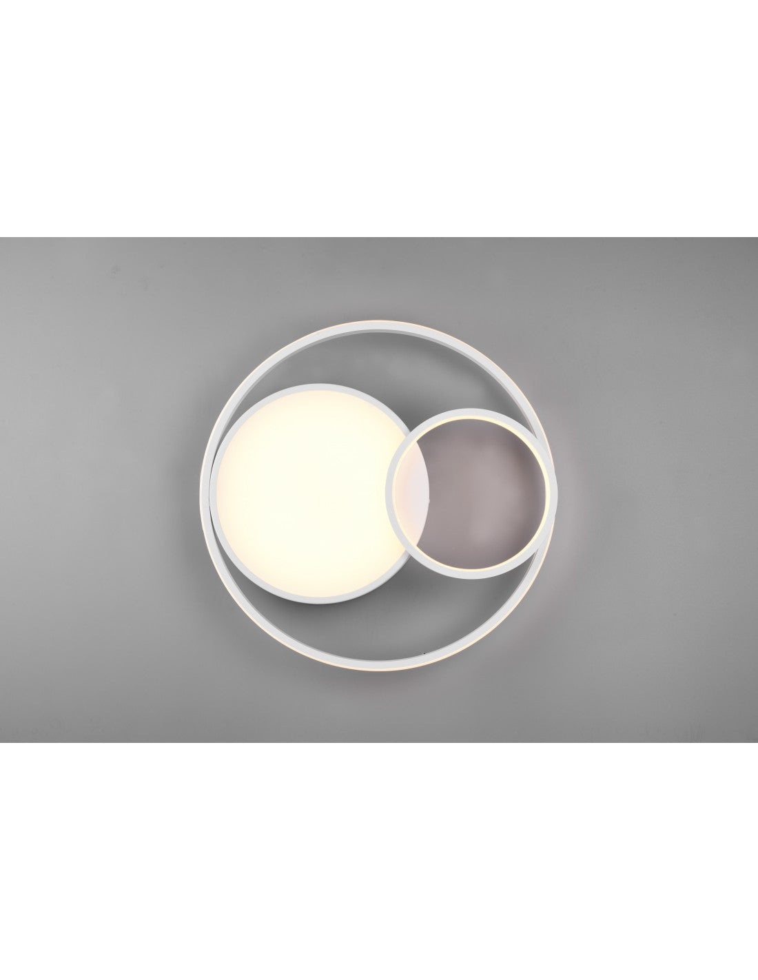 Plafonnier Moderne Vuelta Blanc 3 LED Variateur 28w Trio Lighting