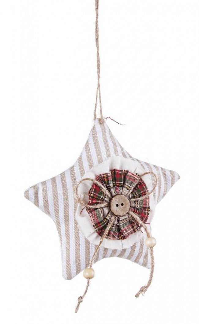 12x Pendentif rayé étoile York