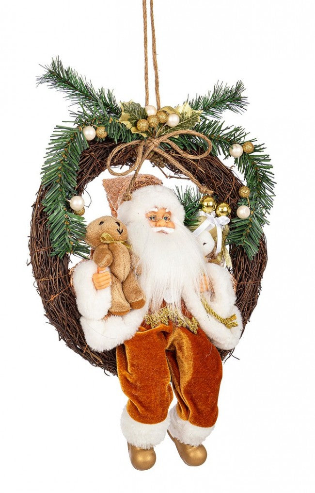 4x Couronne en bronze du Père Noël D30