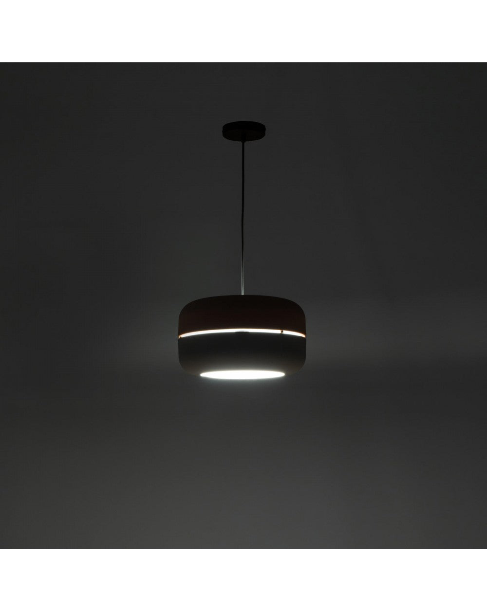 Suspension Idra en métal STS rose et gris