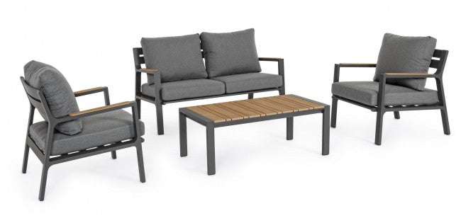 Salon de jardin Ernst anthracite