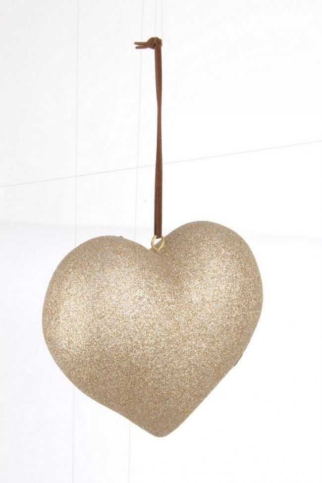 6x Pendentif Champagne Coeur Vittoria L