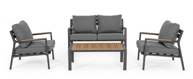 Salon de jardin Ernst anthracite