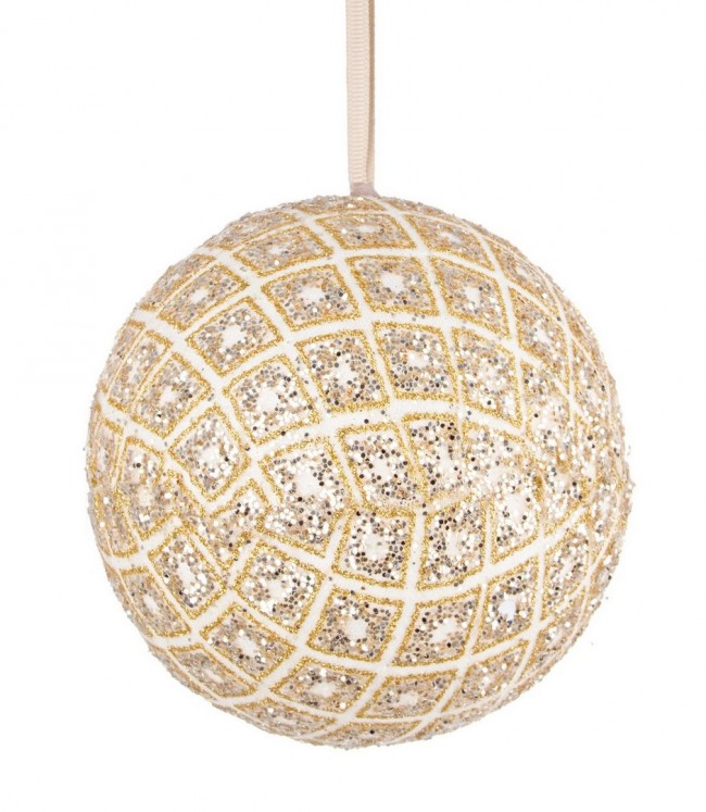 4x Sphère Diamant Or D120