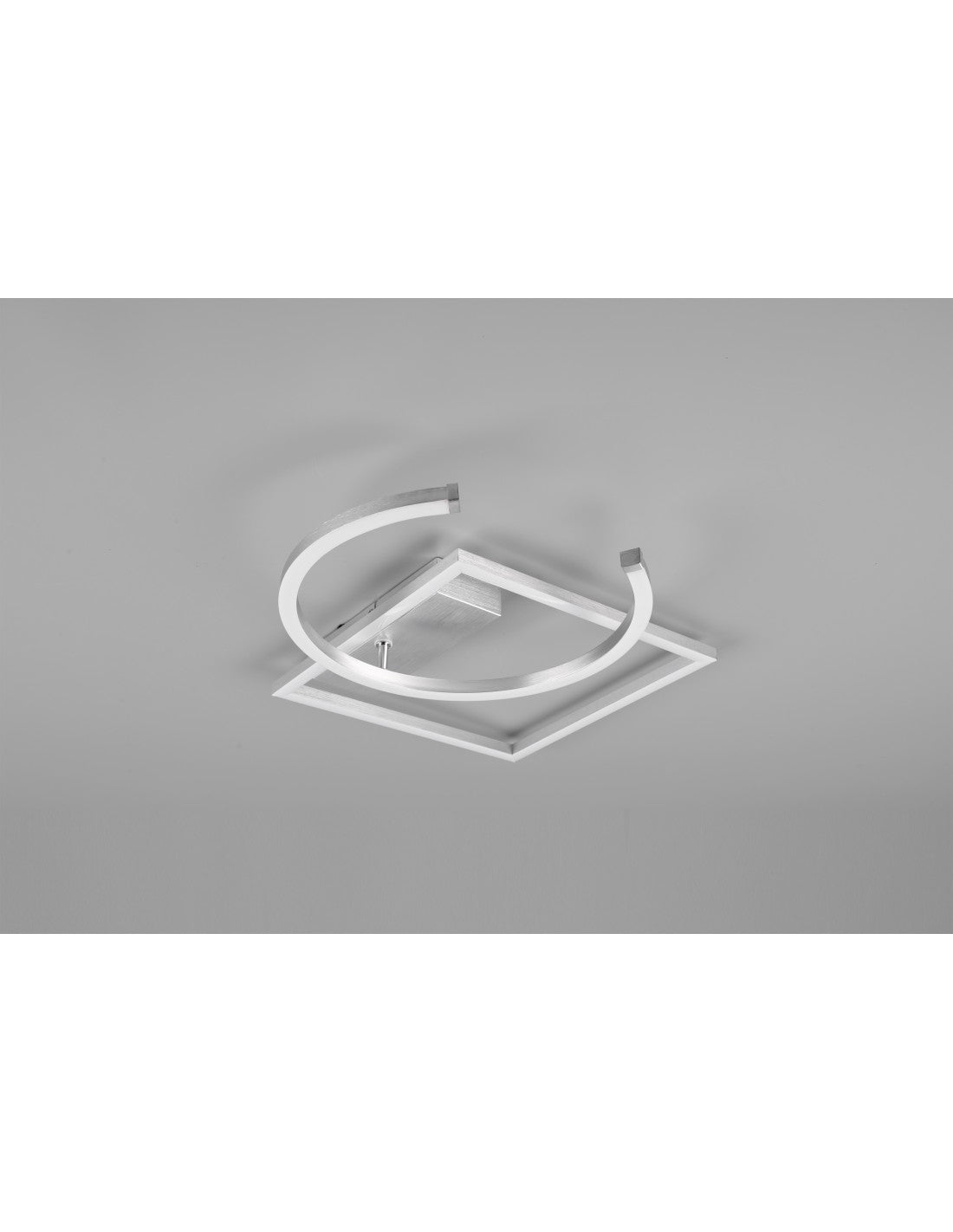 Plafonnier LED Pivot 23,5w Nickel L42 cm Gradable Trio Lighting