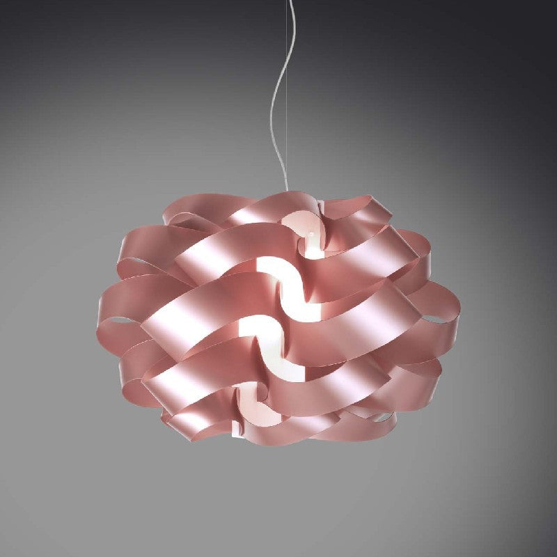 Lustre suspension à trois lumières Pink CLOUD diamètre 75x h50cm