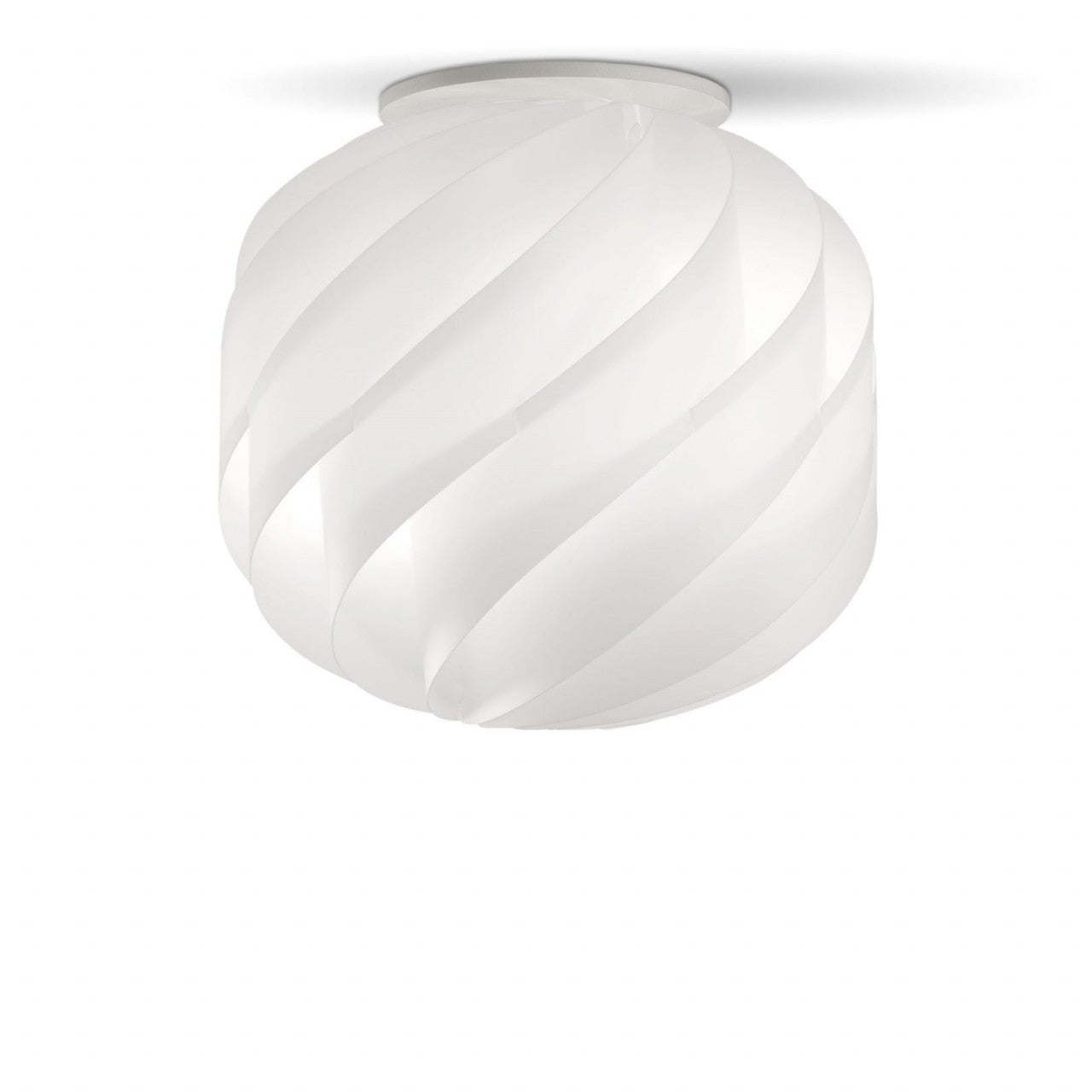Plafonnier blanc moderne cm. 40x39h