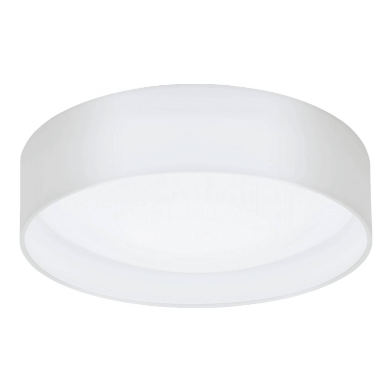 Plafonnier LED Pasteri avec abat-jour en lin blanc Ø32 cm Eglo