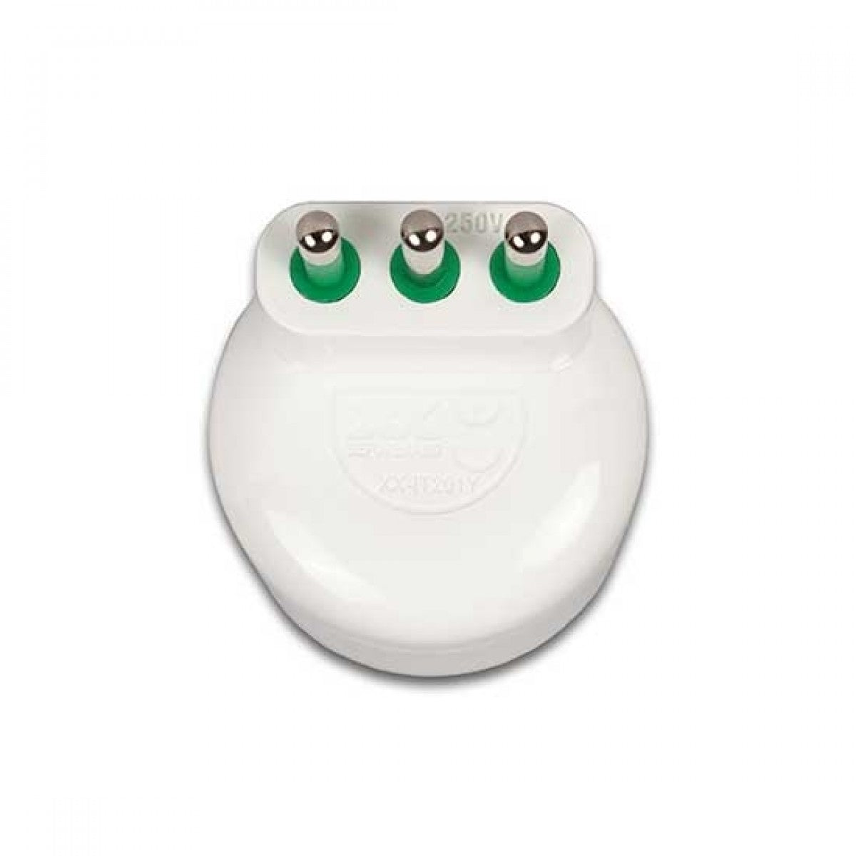 Adaptateur de prise asymétrique à faible encombrement, prise 2P T 10A