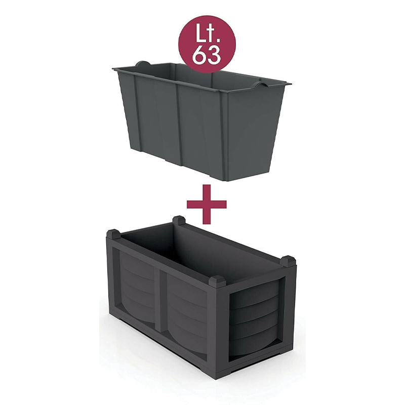 Kit de jardinière d'ameublement en fer forgé