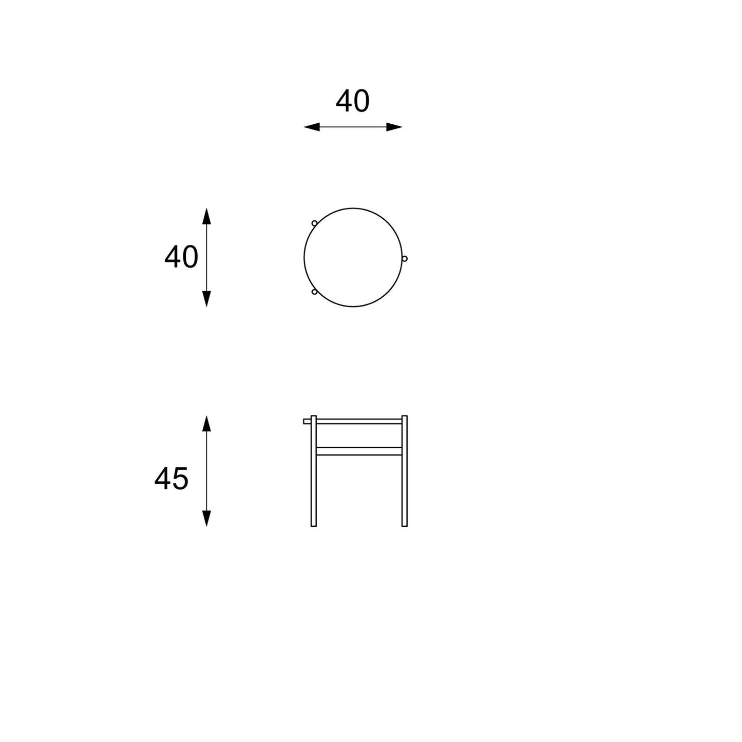 Table basse avec plateau en céramique 40x40x45h cm