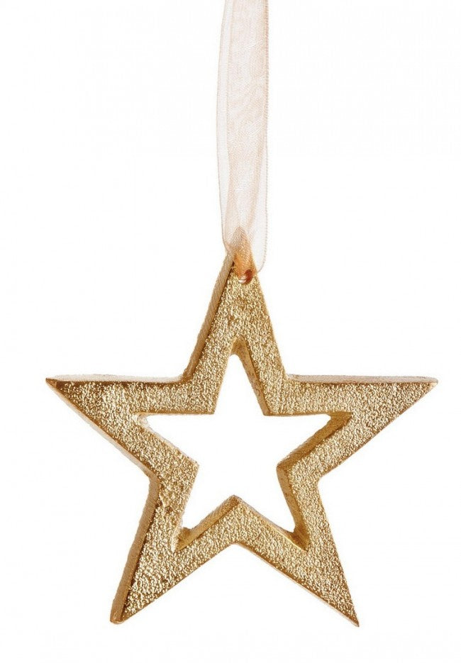 12x Pendentif Étoile Or Amarante L