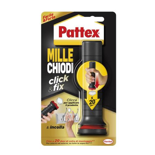 Pattex Millechiodi Colle de montage Click & Fix 30g