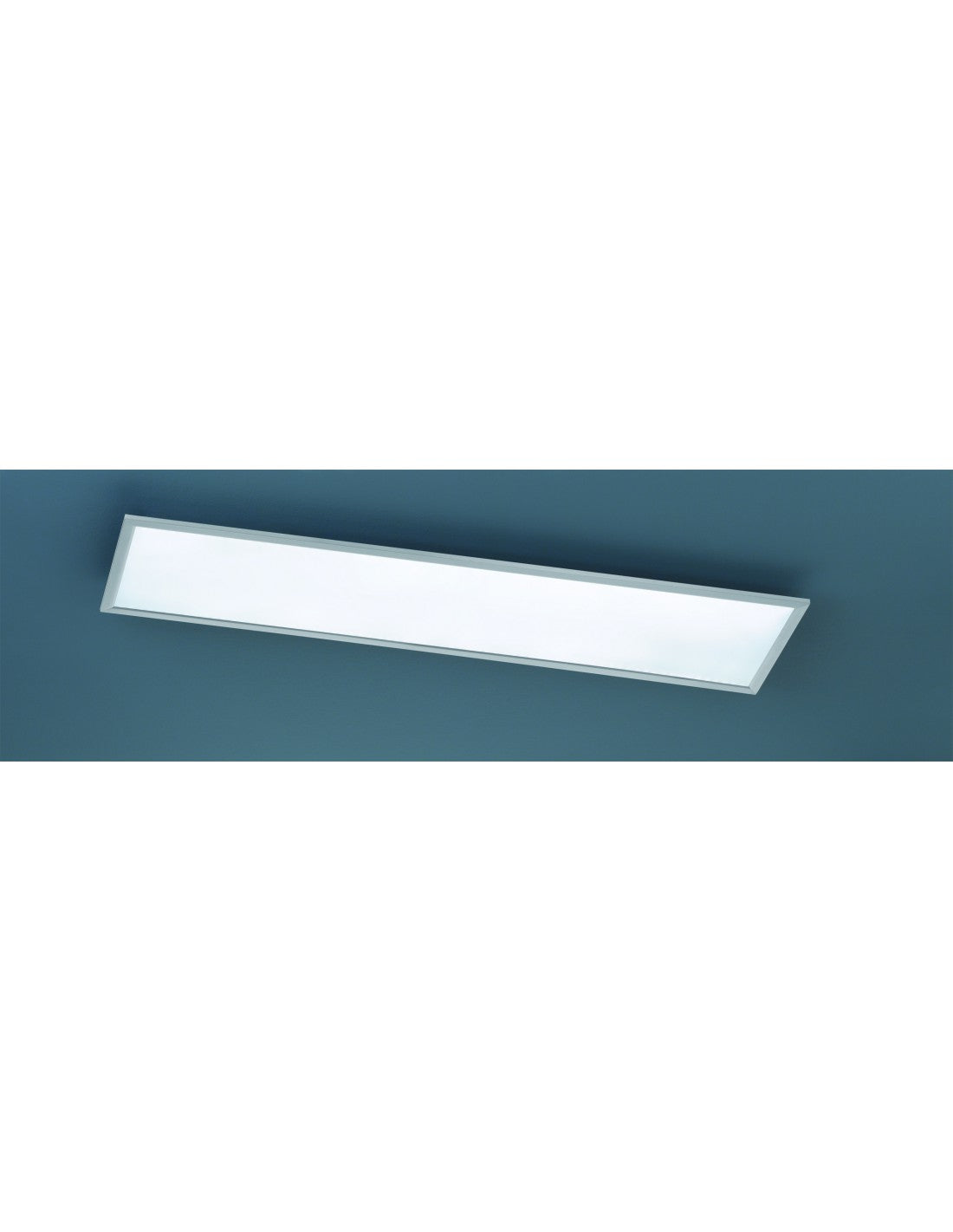 Plafonnier Rectangulaire Phoenix Variateur Led Nickel Trio Lighting