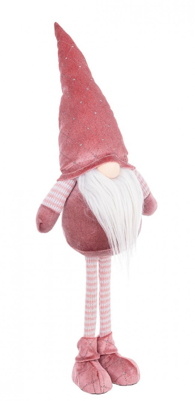 4x Support Père Noël Rudolph Rose H55