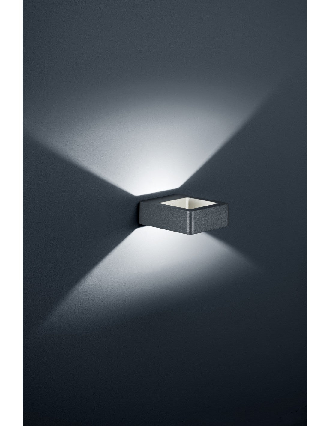 Applique d'extérieur Reno Double lumière LED IP54 Anthracite Trio Lighting