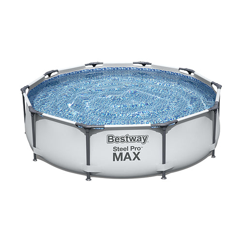 Piscine hors sol ronde Steel Pro Max avec pompe à filtre