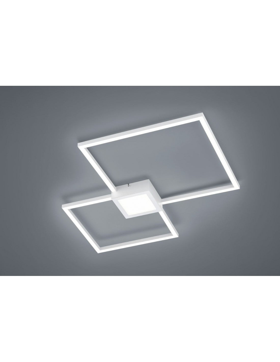 Plafonnier Hydra Design Carré Blanc LED 4000k Trio Lighting