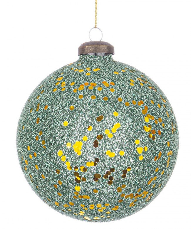 8x sphère verte brillante Vt